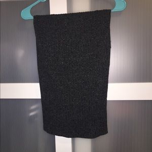 Dark Grey Midi Skirt